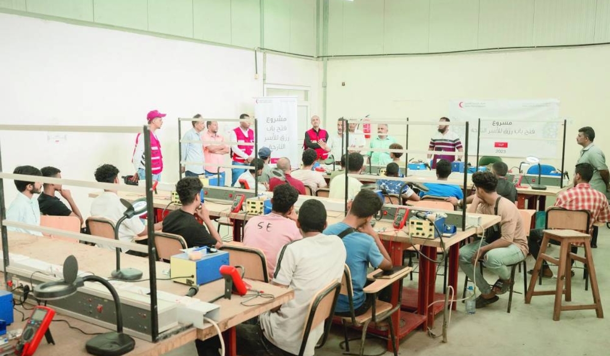 Livelihoods For Displaced Families In Yemen Supported By Qatar Red Crescent Society